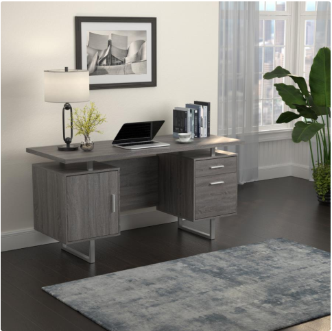 Everyday Weathered Grey Office Desk