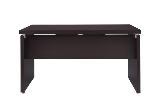 SKYLAR  OFFICE TABLE - Brown Transitional Office Table | NorCal Furniture Santa Clara CA