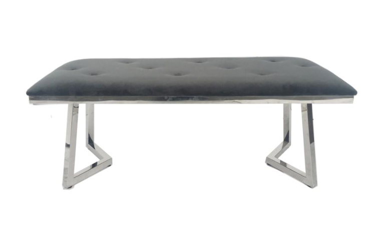 WASH  DINING BENCH - Grey Contemporary Dining Bench | NorCal Furniture Santa Clara CA