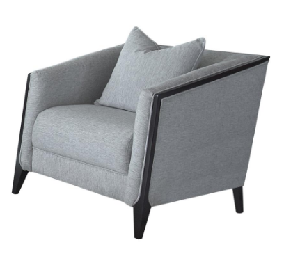 Eslevations Dove Gray Stationary Chair