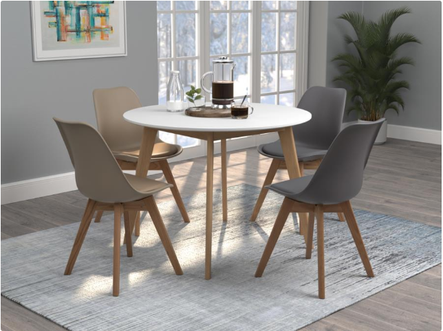 CHANNEL  DINING TABLE - Mid-Century Modern Dining Table | NorCal Furniture Santa Clara CA
