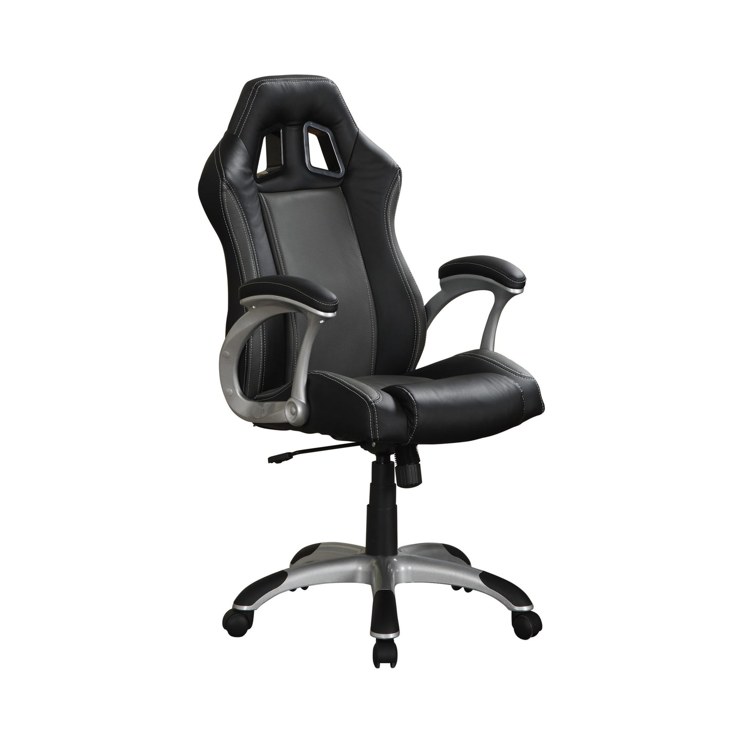 BLACK - ADJUSTABLE HEIGHT OFFICE CHAIR