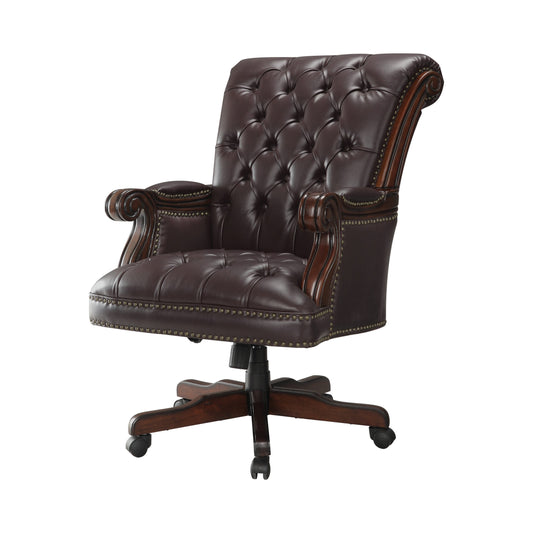 DARK BROWN - OFFICE CHAIR