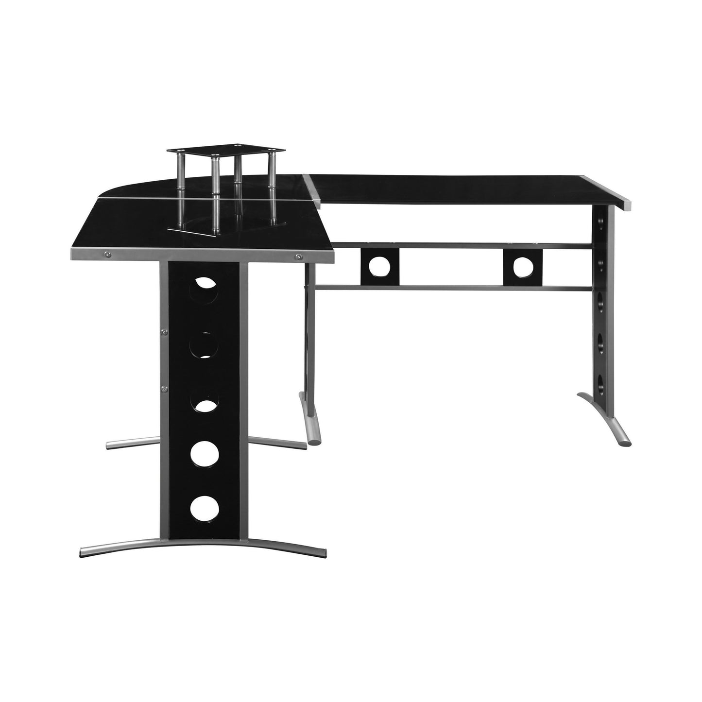 BLACK - COMPUTER DESK SET