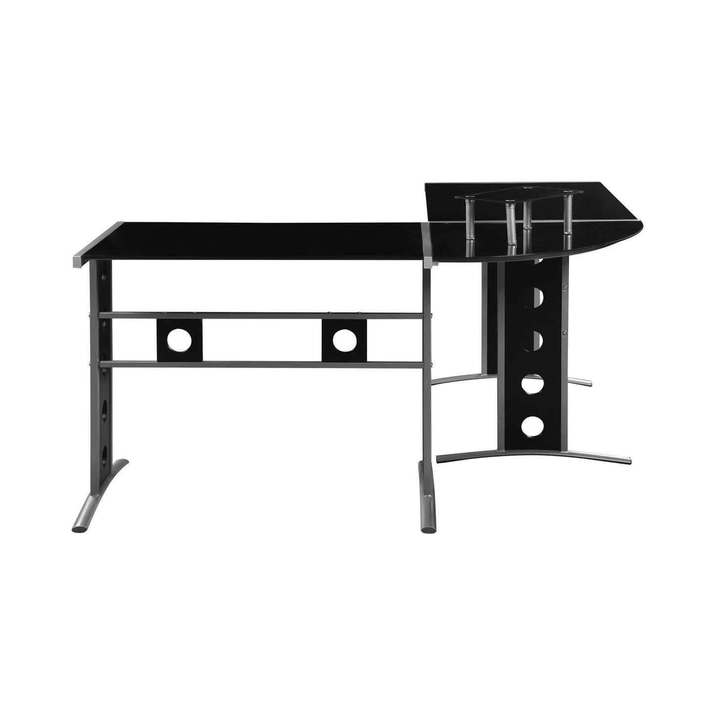 BLACK - COMPUTER DESK SET