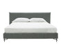 Aria - Italian Modern Grey Fabric Bed