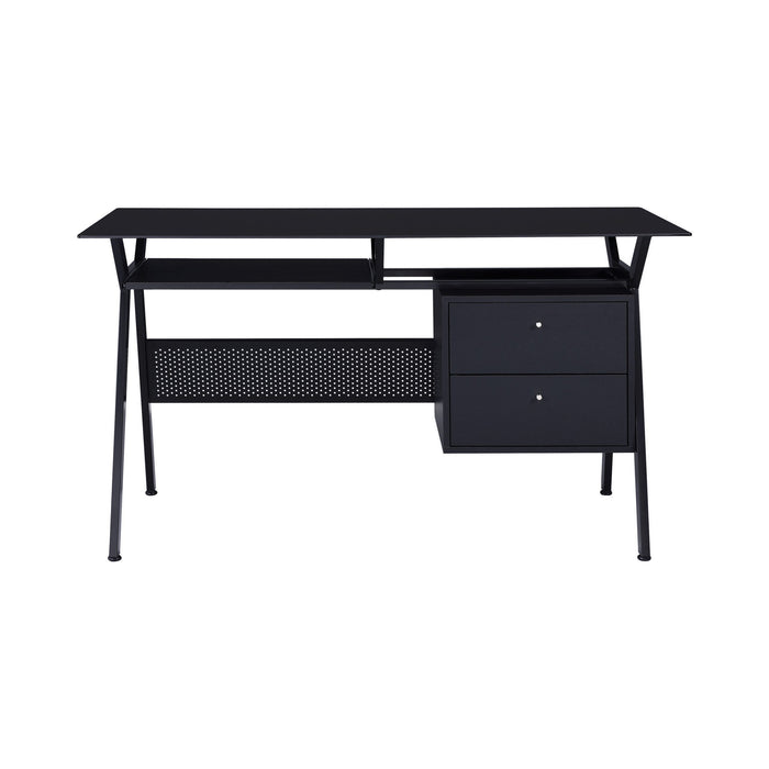 WEAVE  OFFICE TABLE - Black Contemporary Office Table | NorCal Furniture Santa Clara CA