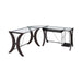 TEREY  OFFICE TABLE - Brown Contemporary Office Table | NorCal Furniture Santa Clara CA