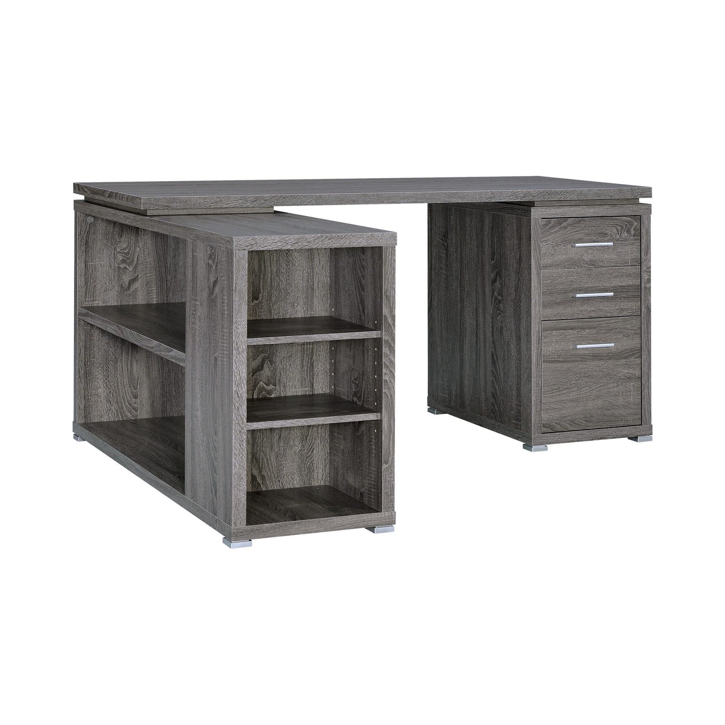 WEATHERED GREY - OFFICE DESK