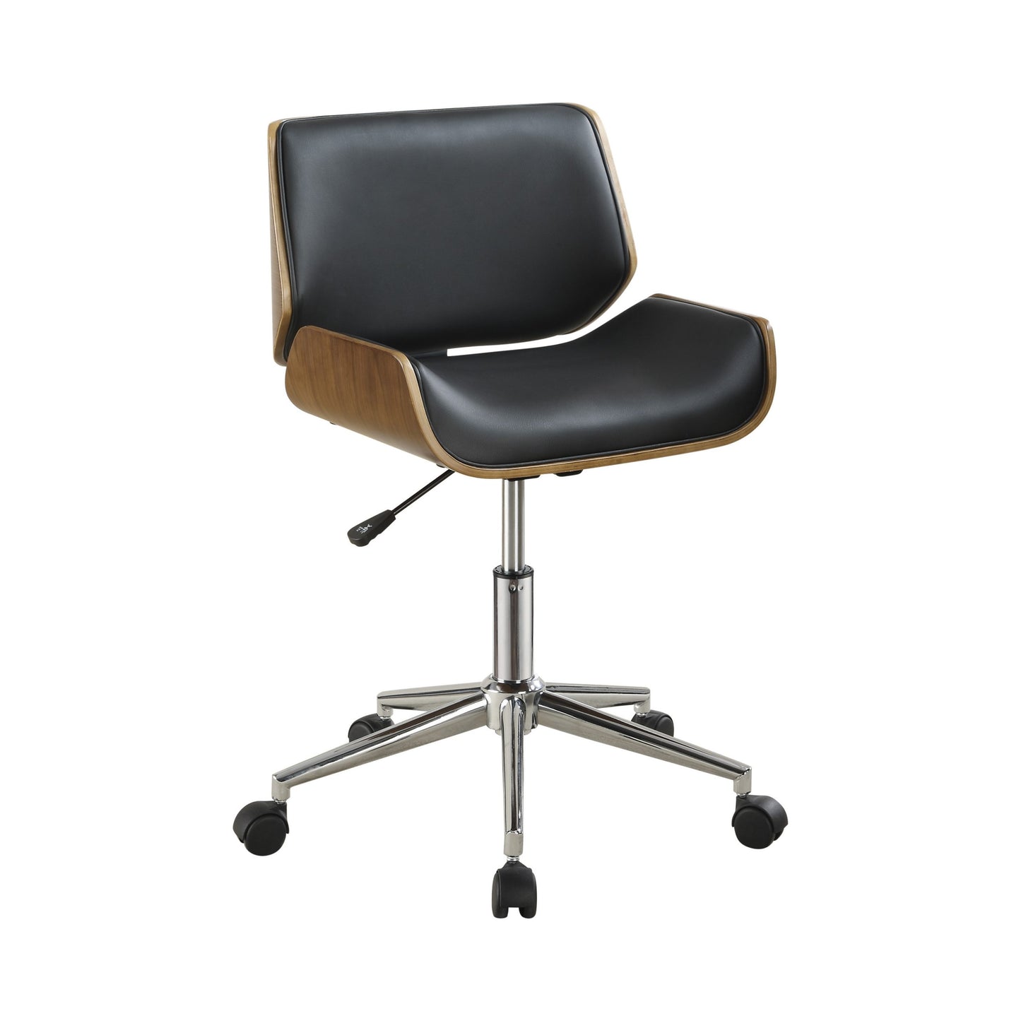 BLACK - ADJUSTABLE HEIGHT OFFICE CHAIR