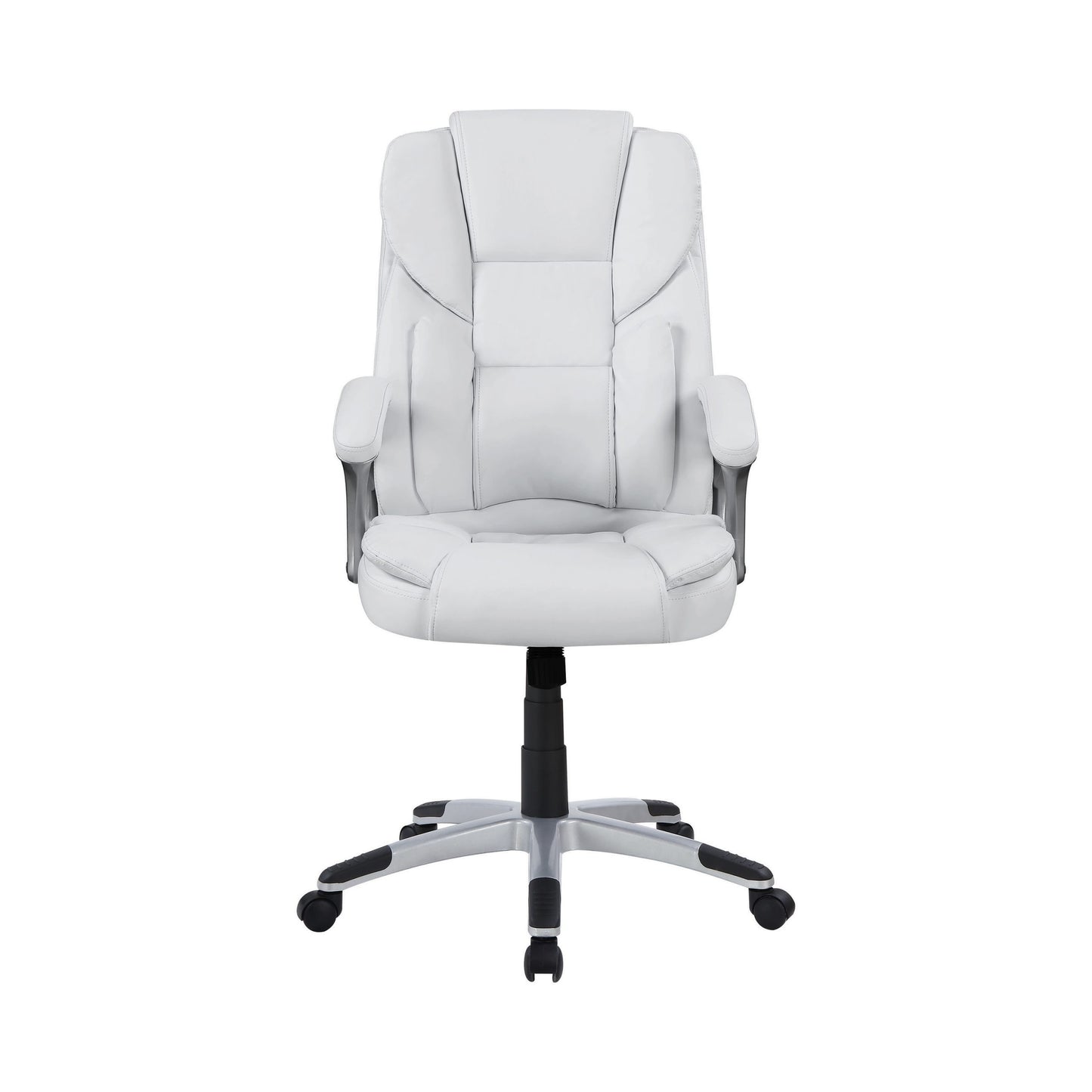 WHITE - ADJUSTABLE HEIGHT OFFICE CHAIR