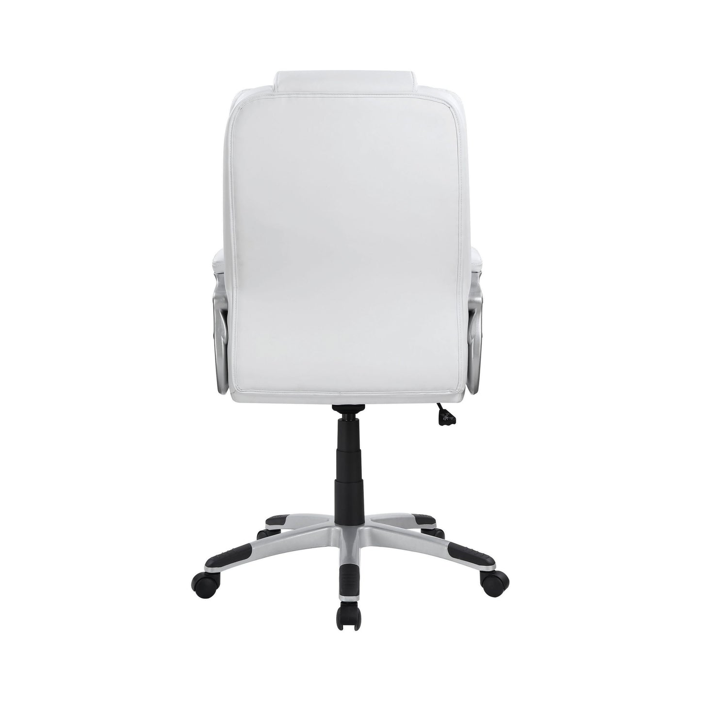 WHITE - ADJUSTABLE HEIGHT OFFICE CHAIR