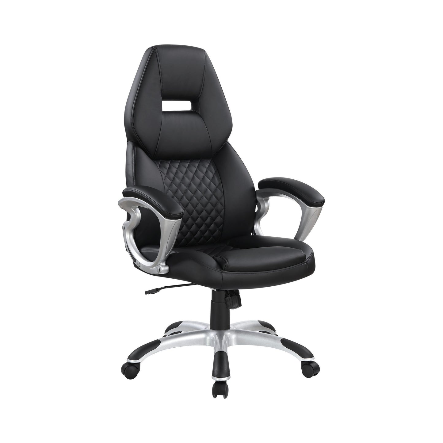 BLACK - ADJUSTABLE HEIGHT OFFICE CHAIR