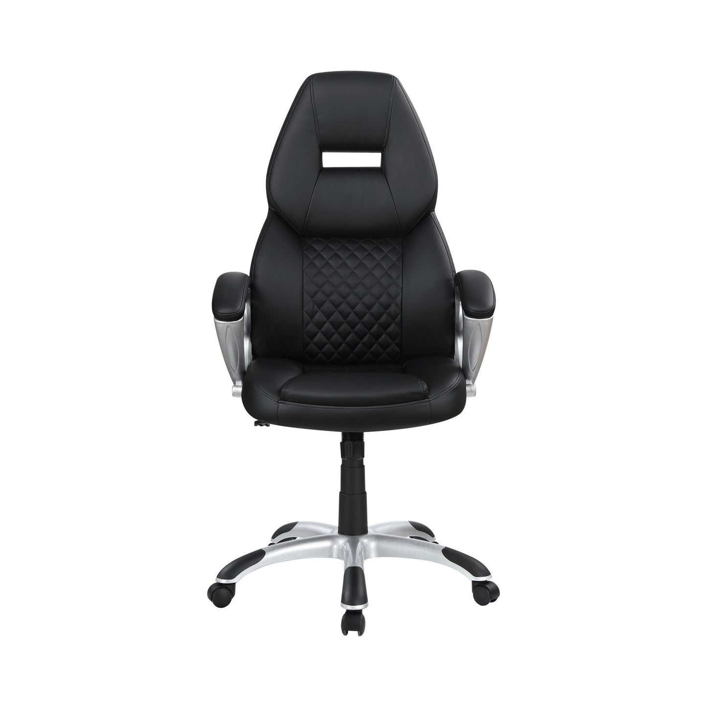 BLACK - ADJUSTABLE HEIGHT OFFICE CHAIR