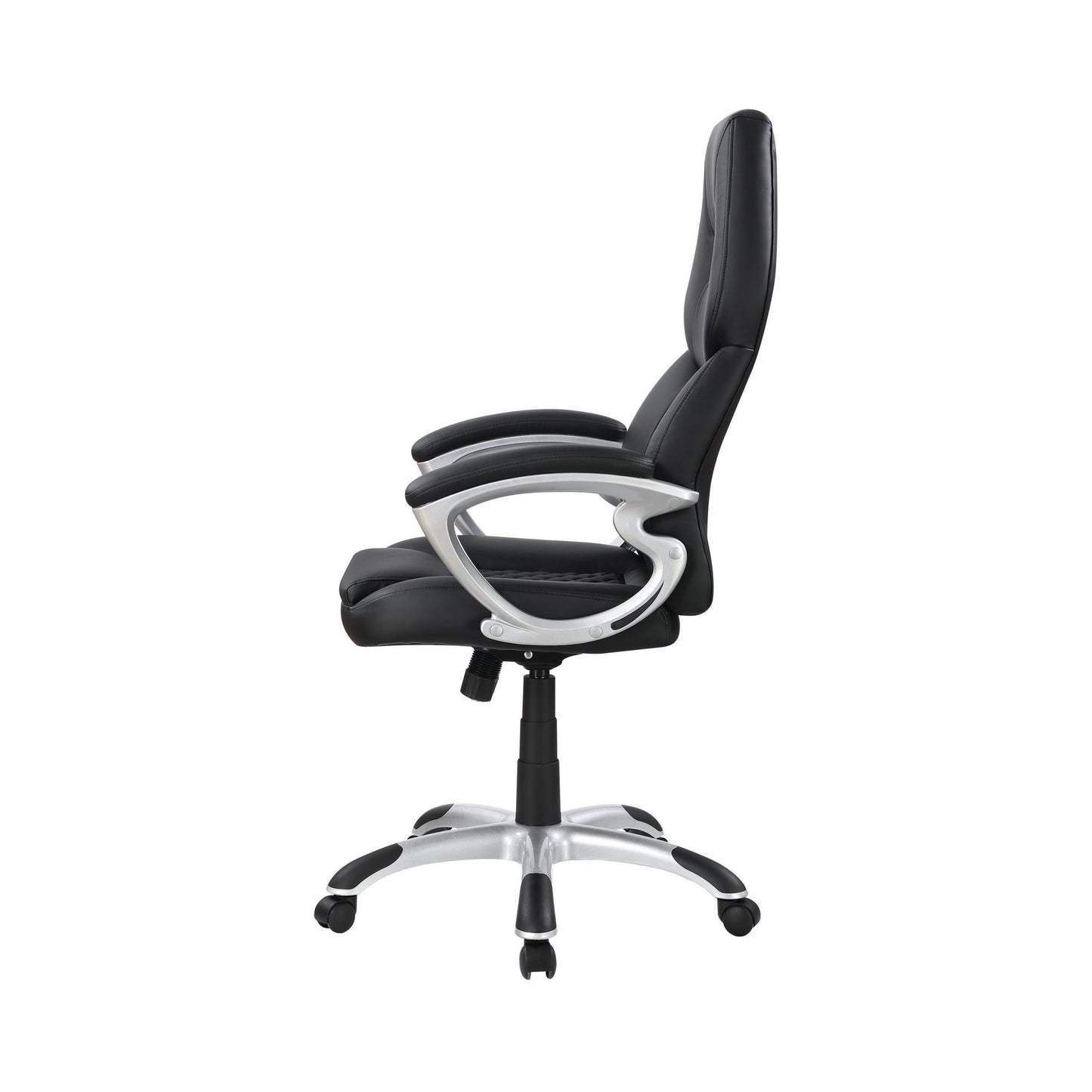 BLACK - ADJUSTABLE HEIGHT OFFICE CHAIR