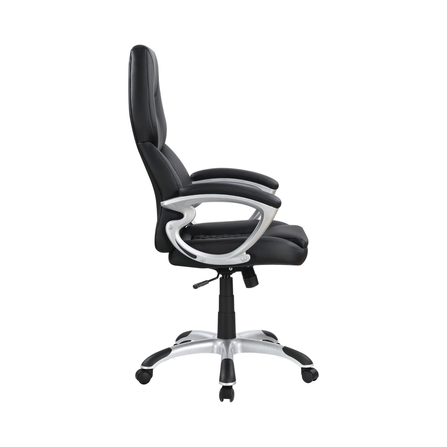 BLACK - ADJUSTABLE HEIGHT OFFICE CHAIR