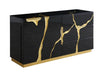 Aspen - Modern Black and Gold Dresser