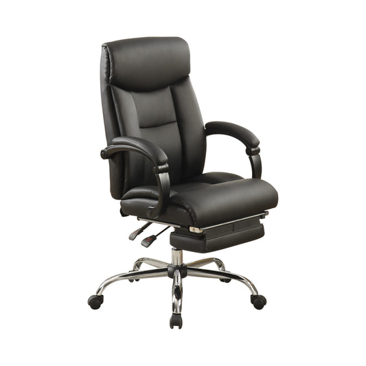 BLACK - ADJUSTABLE HEIGHT OFFICE CHAIR