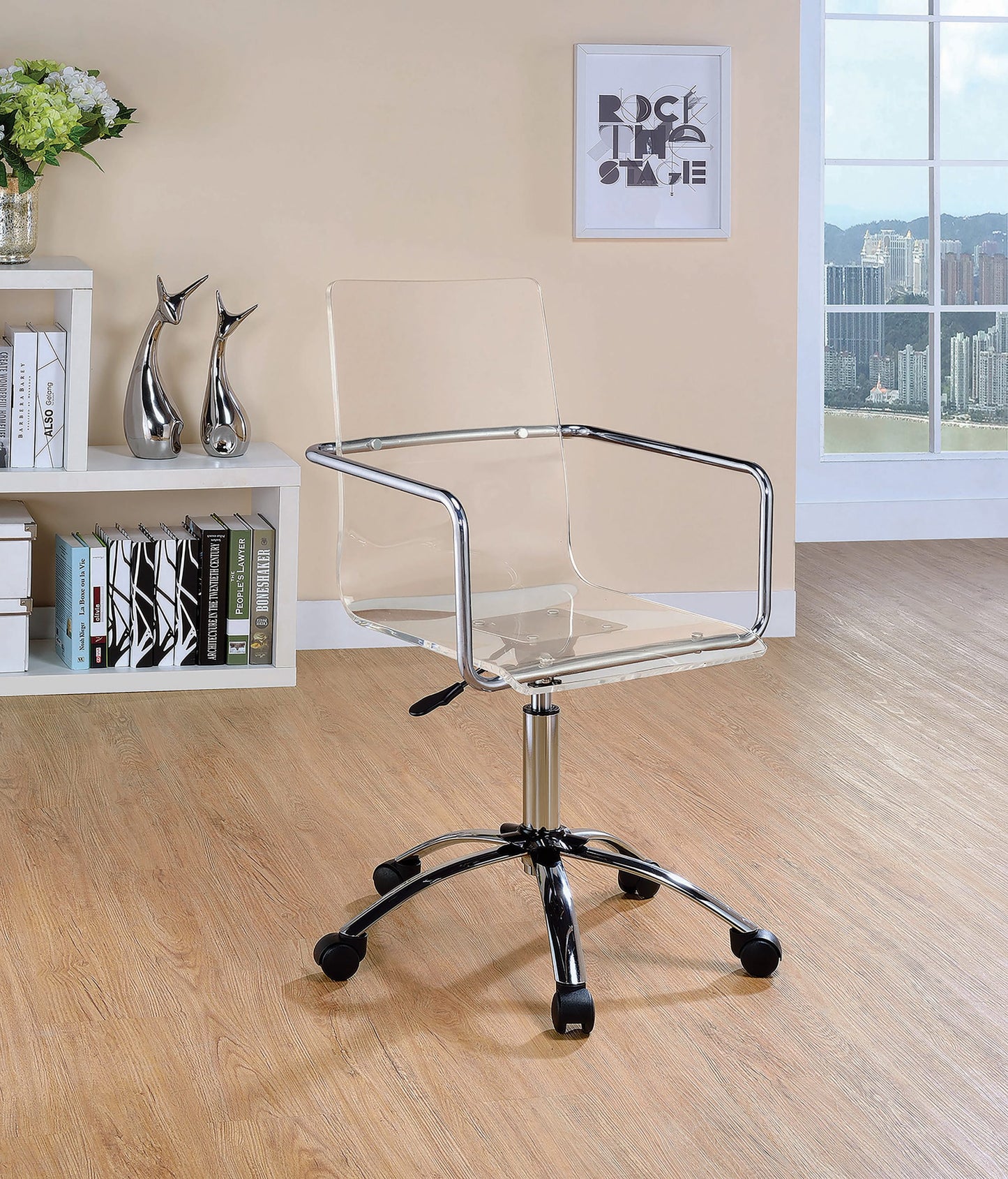 CLEAR ACRYLIC - OFFICE CHAIR