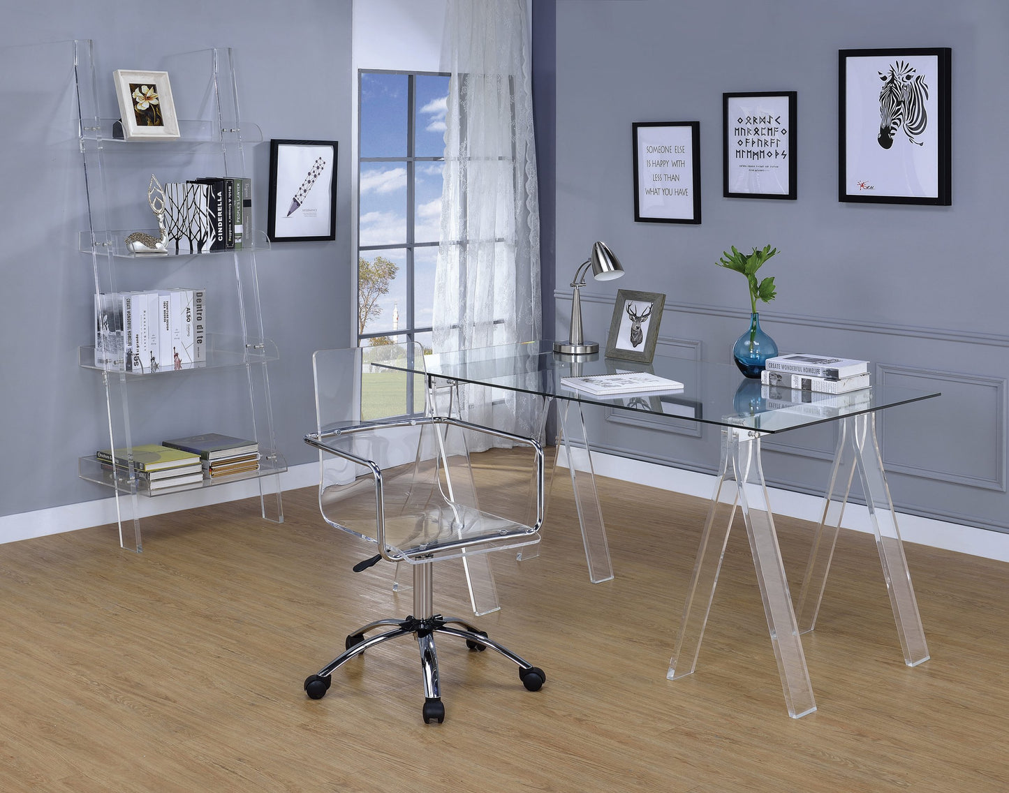 CLEAR ACRYLIC - OFFICE CHAIR