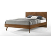 Kamela -Modern Walnut EK Bed