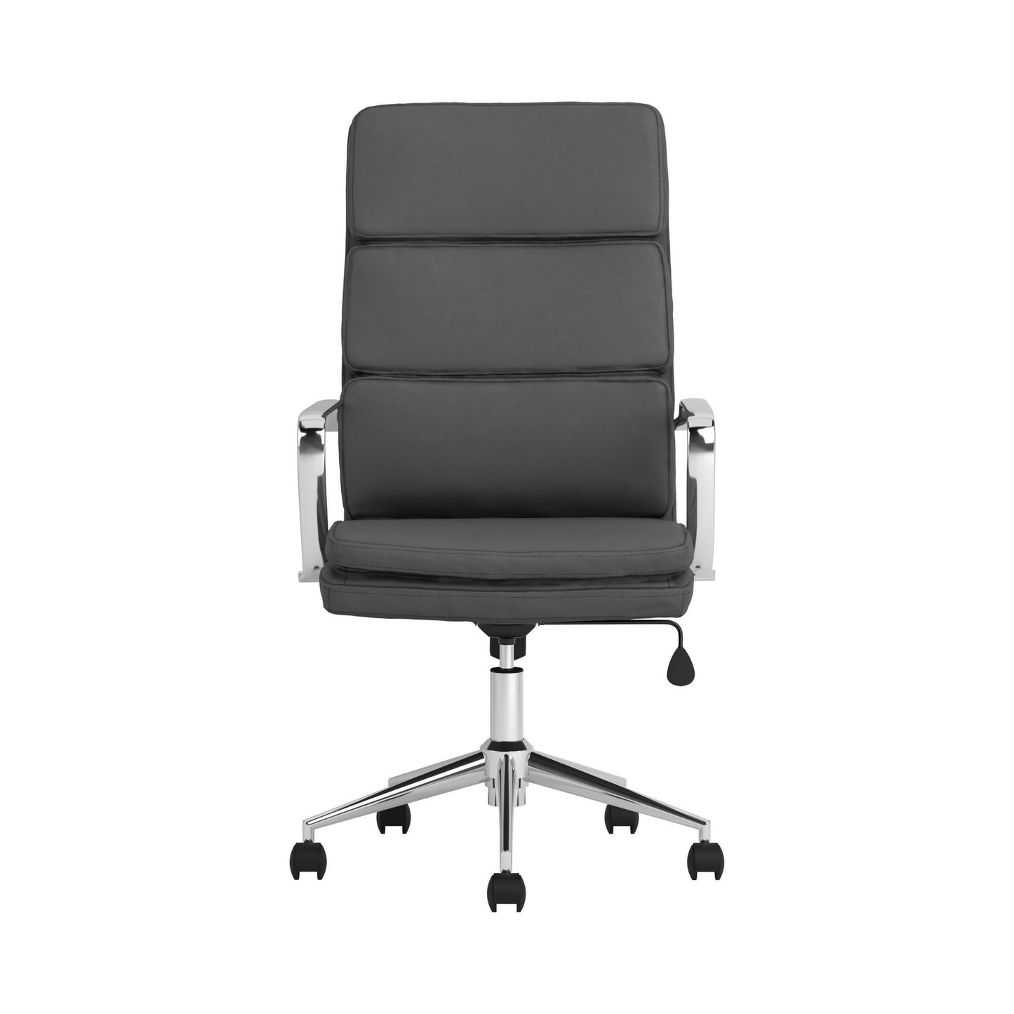 GREY - HIGH BACK UPHOLSTERED OFFICE CHAIR