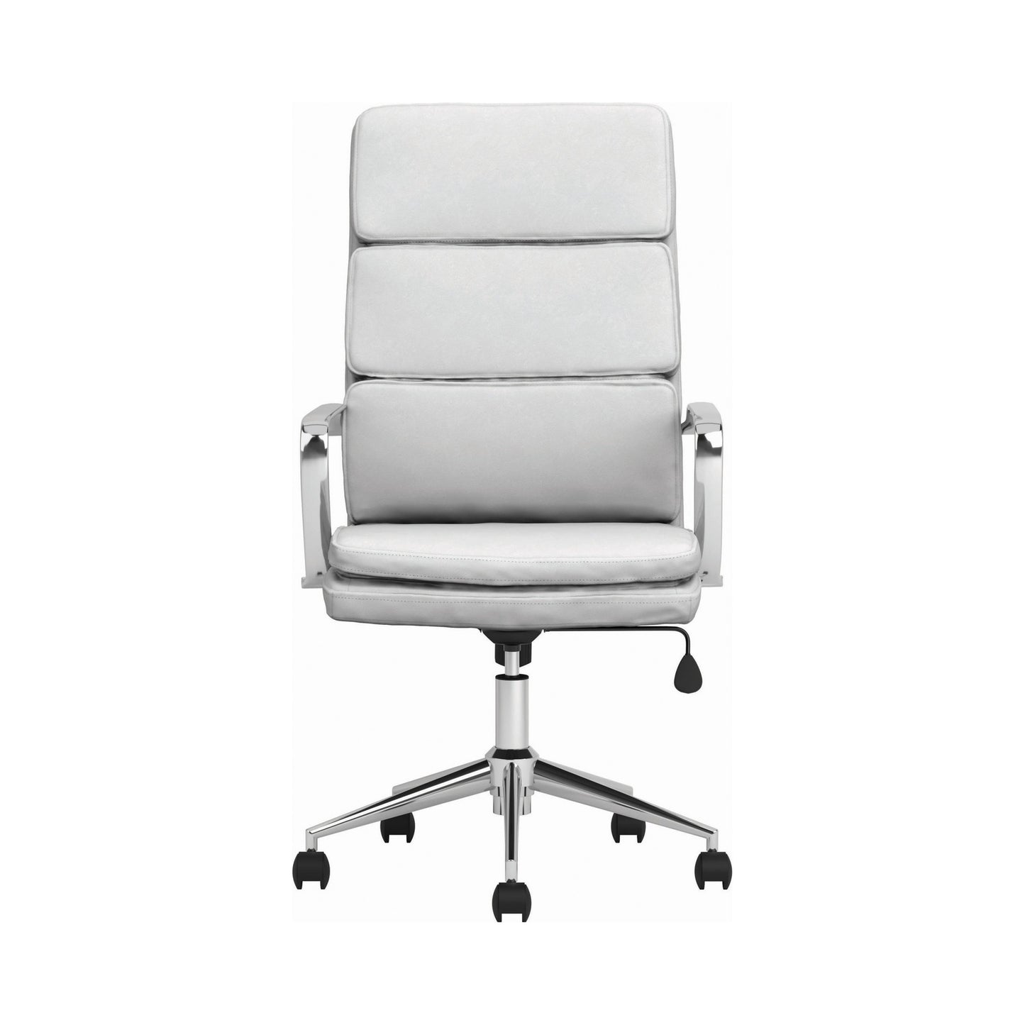 WHITE - HIGH BACK UPHOLSTERED OFFICE CHAIR