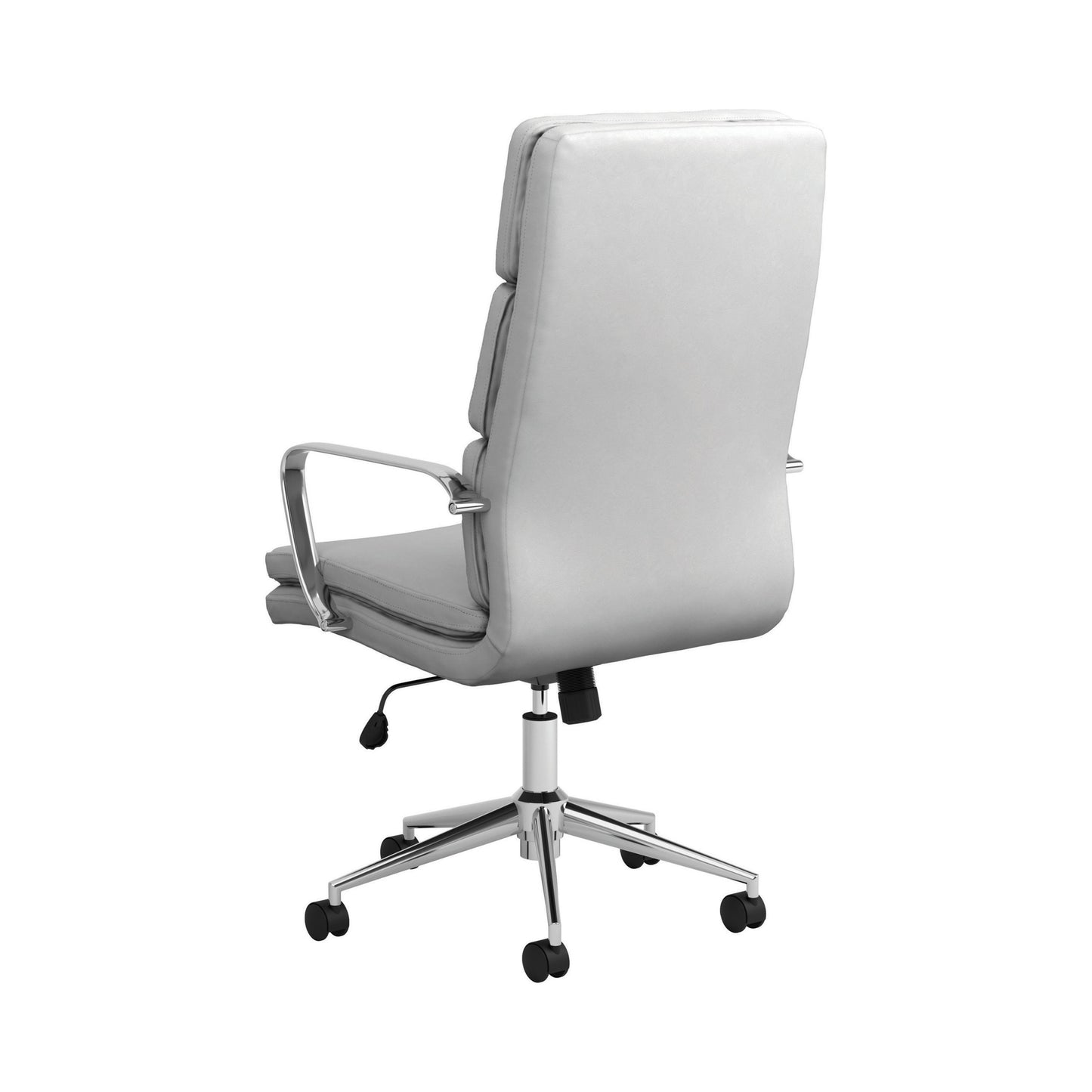 WHITE - HIGH BACK UPHOLSTERED OFFICE CHAIR