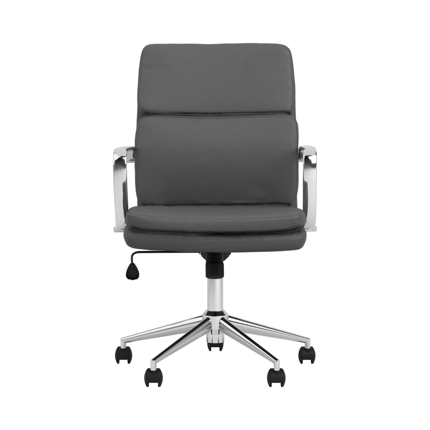 GREY - STANDARD BACK UPHOLSTERED OFFICE CHAIR