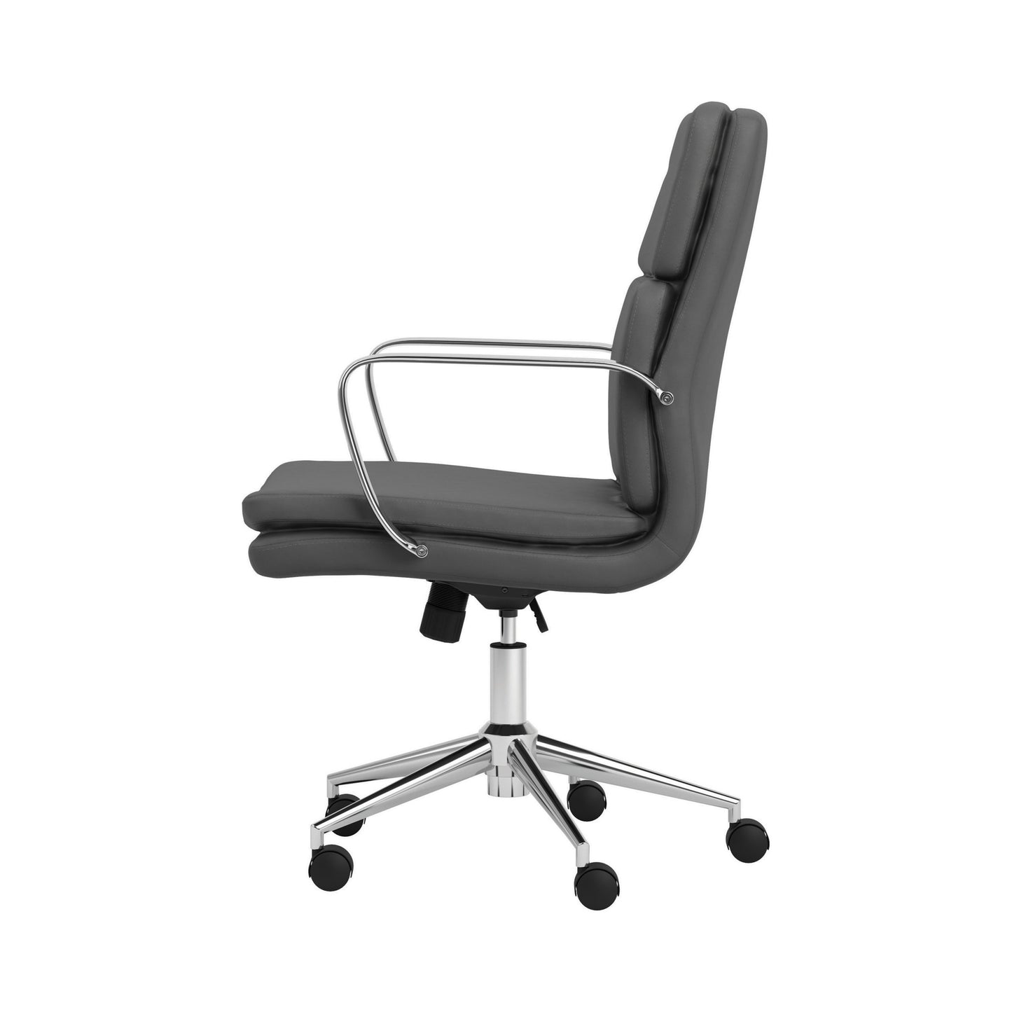 GREY - STANDARD BACK UPHOLSTERED OFFICE CHAIR