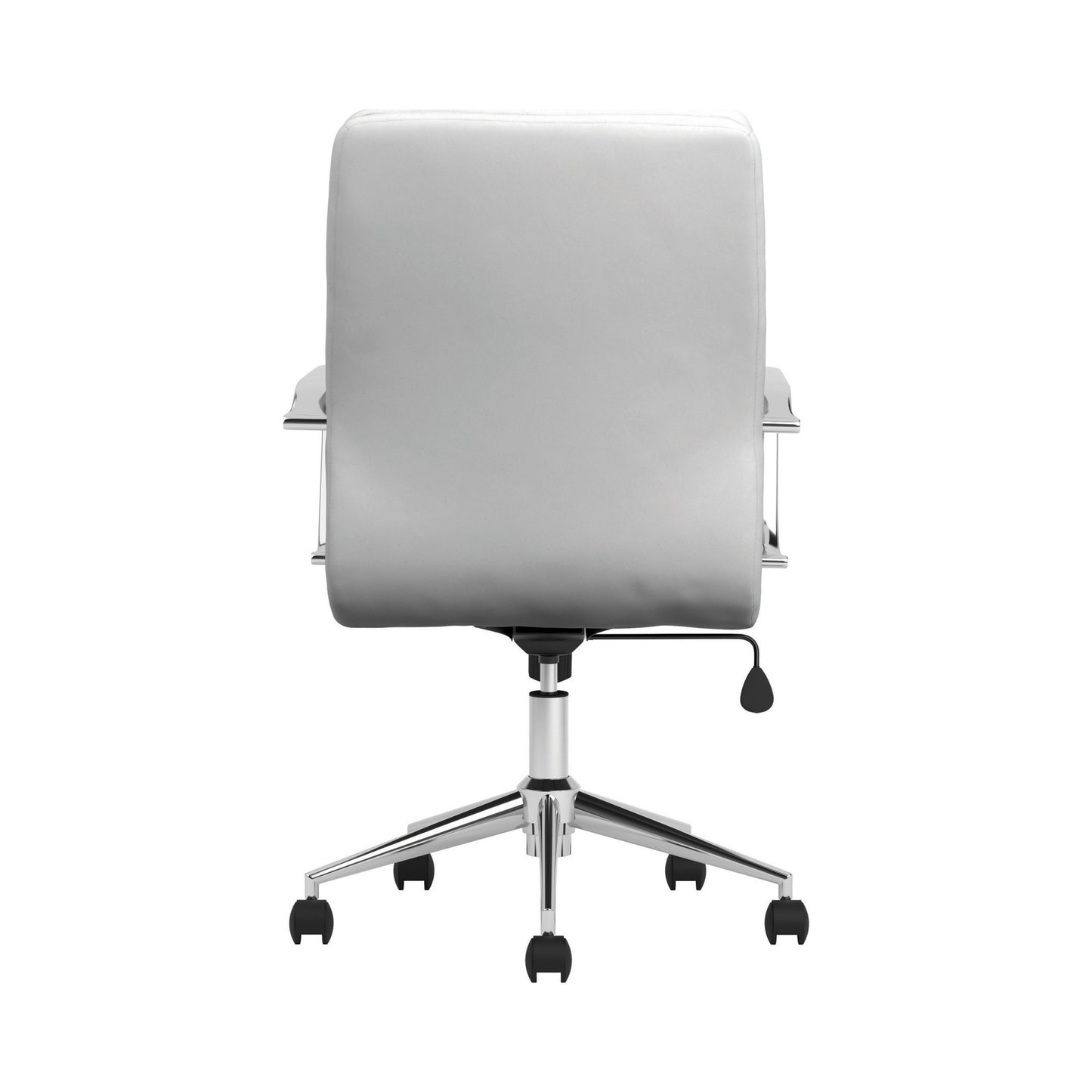 WHITE - STANDARD BACK UPHOLSTERED OFFICE CHAIR