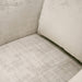 Forbis - Contemporary Light Grey Fabric + Brown Accent Chair