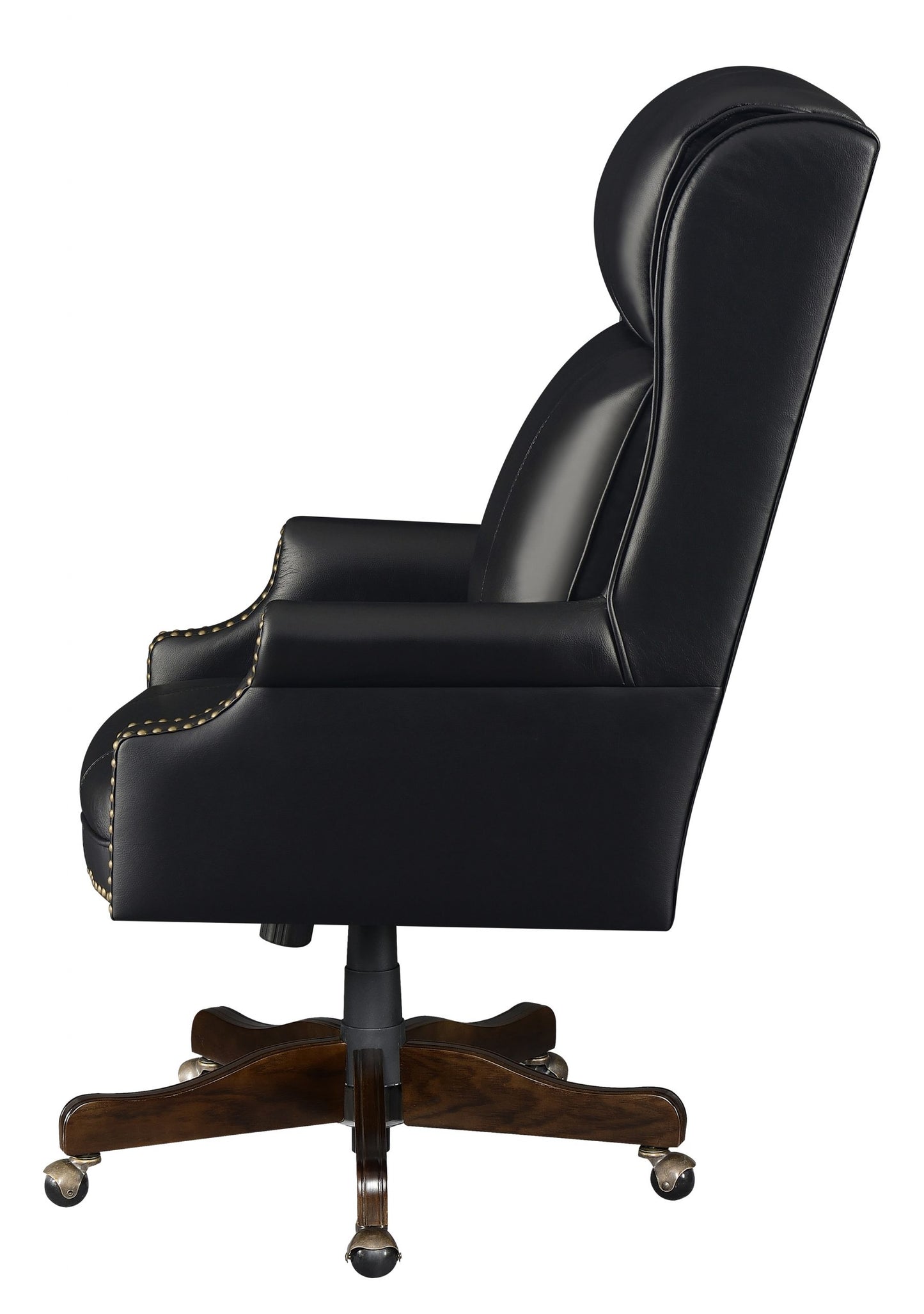 BLACK - UPHOLSTERED OFFICE CHAIR