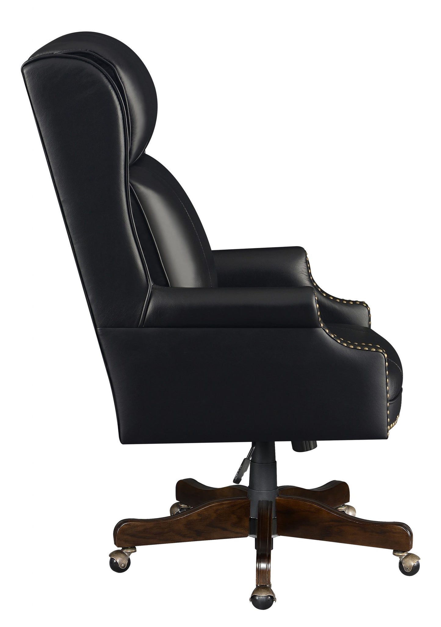 BLACK - UPHOLSTERED OFFICE CHAIR