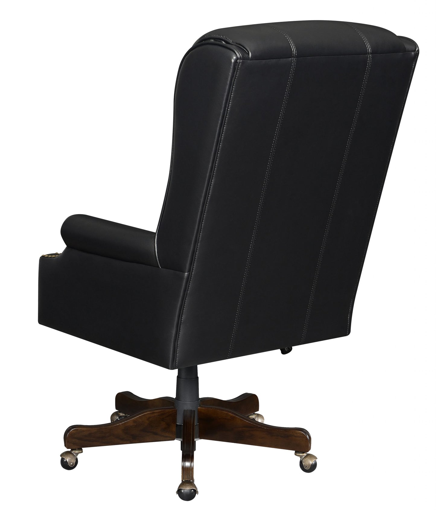 BLACK - UPHOLSTERED OFFICE CHAIR