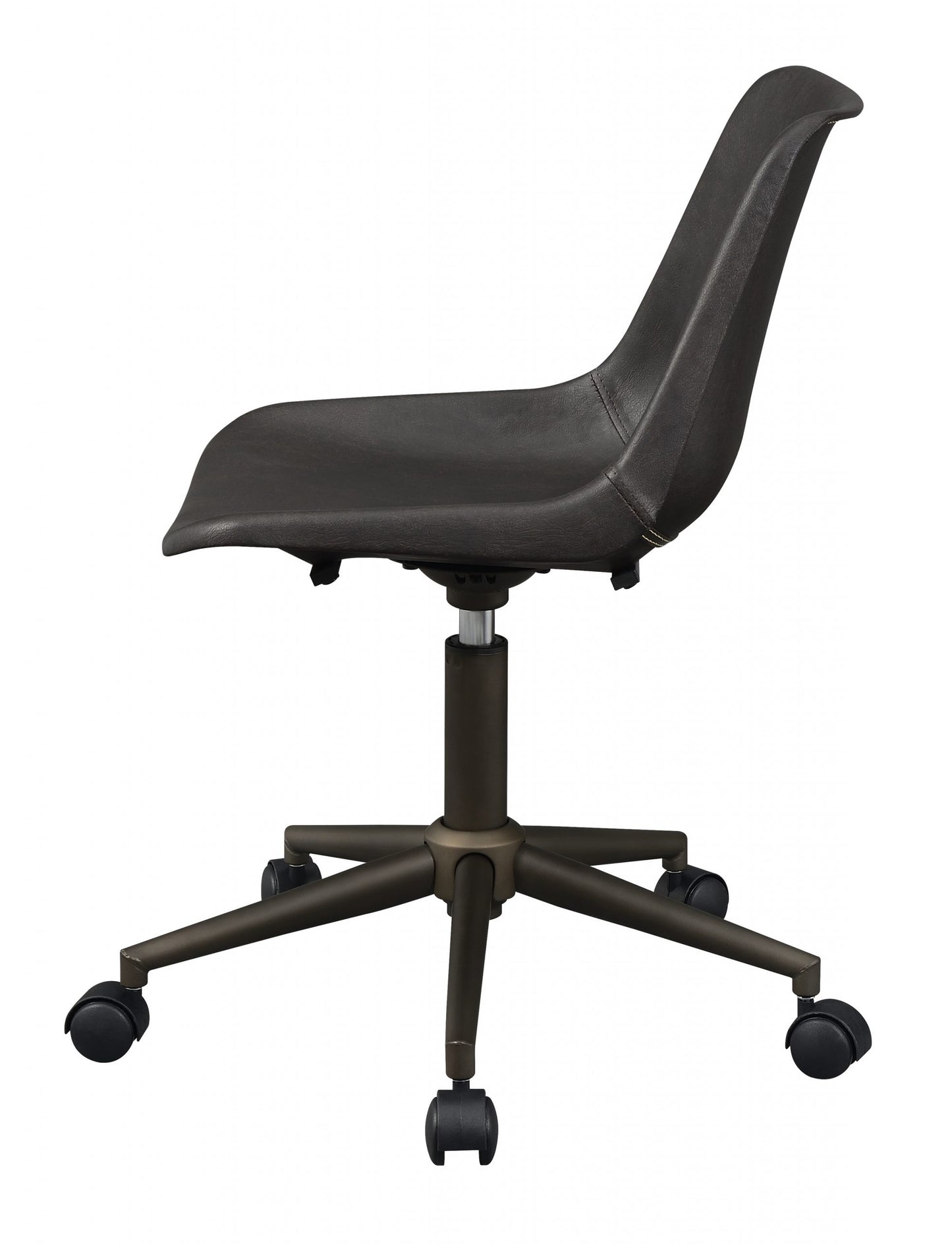 BROWN - ADJUSTABLE HEIGHT OFFICE CHAIR