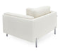 Schmidt - Modern Off White Fabric Chair