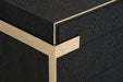 Rothsay - Modern Wenge + Gold Dresser