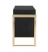 Rothsay - Modern Wenge + Gold Dresser