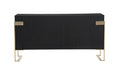 Rothsay - Modern Wenge + Gold Dresser