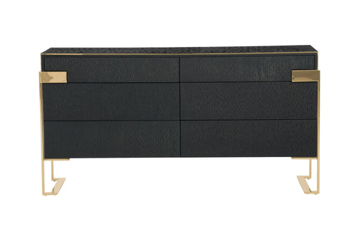Rothsay - Modern Wenge + Gold Dresser