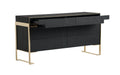 Rothsay - Modern Wenge + Gold Dresser