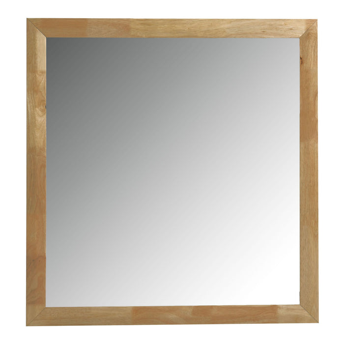 Santa Barbara - Modern Natural Rectangular Mirror