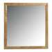 Santa Barbara - Modern Natural Rectangular Mirror