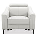 Eden - Modern White Leather Recliner Chair