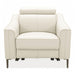 Eden - Modern White Leather Recliner Chair