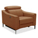 Eden - Modern Camel Leather Recliner Chair