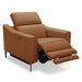 Eden - Modern Camel Leather Recliner Chair
