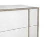 Cartier - Modern White + Stainless Steel Chest