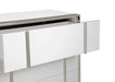 Cartier - Modern White + Stainless Steel Chest